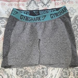 Gymshark Flex shorts Charcoal/Teal Sz Large NWT
